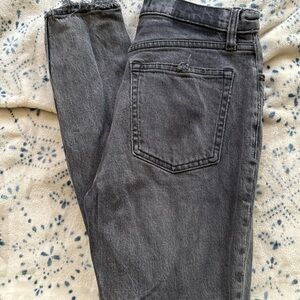 Abercrombie & Fitch Dark Gray Ankle Jeans
